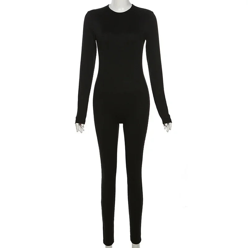 Fitness Long Sleeve Jumpsuit
