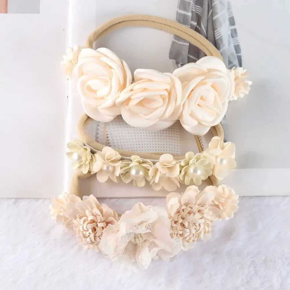 LUXBaby Floral Headband Set