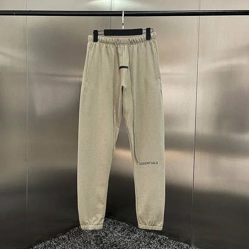 New Fashion brand Essentials Sweatpants Reflective Letter Logo Hip Hop Hoodie Jogging Pants Unisex High Street Sports Pants