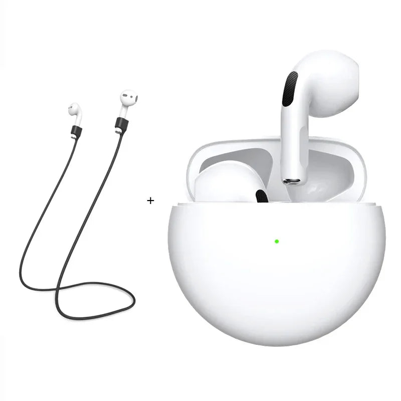 Original Air Pro 6 TWS Wireless Bluetooth Earphones Mini Pods Earbuds Sport Headset For Xiaomi Android Apple iPhone Headphones