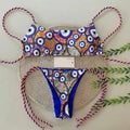 Leopard Print Brazilian Thong Swimwear