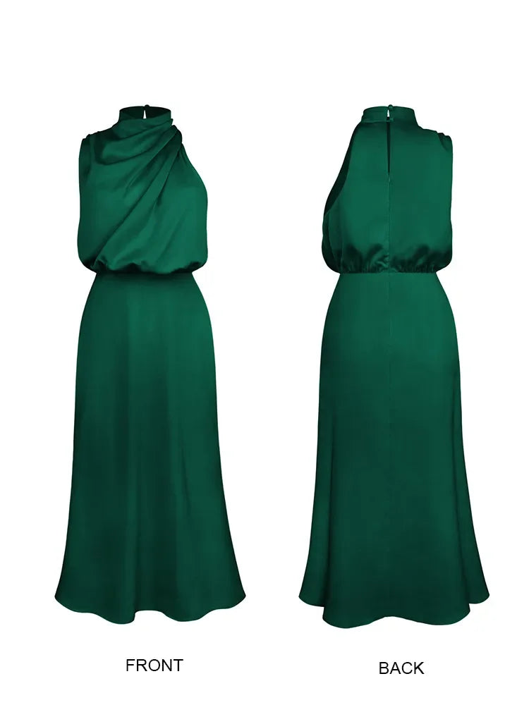 Mona Satin Evening Dress