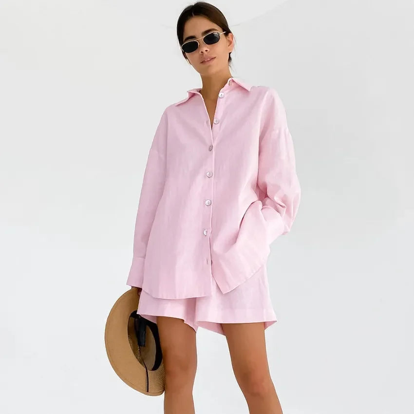 Seychelles Cotton Linen Resort Outfit