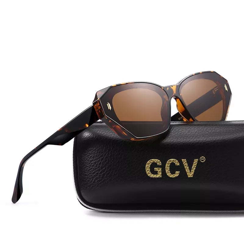 GCV Cat Eye Polarized Sunglasses UV400