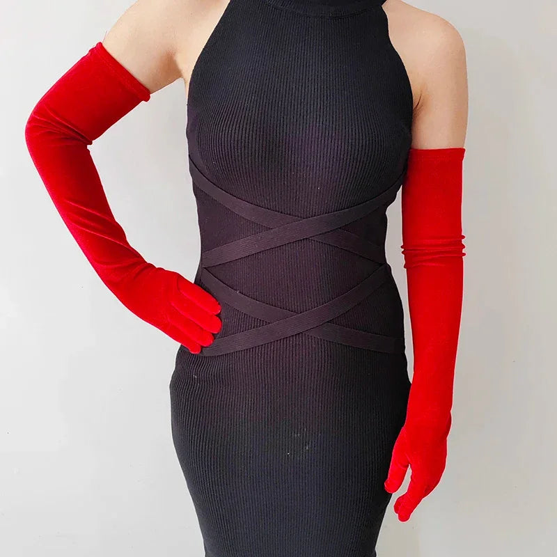 Velvet Opera Gloves