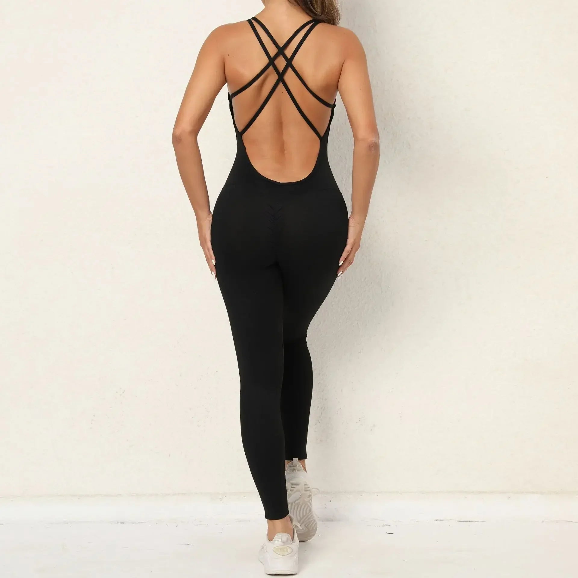 Trendy Yoga Jumpsuit Nylon/Spandex