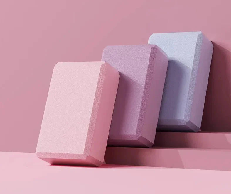 1pc Shaping High Density Eva Yoga Block  Stretch Children Pilates Foam Block Balance Exercise Ballet Bodybuilding Dance Gym  Alo