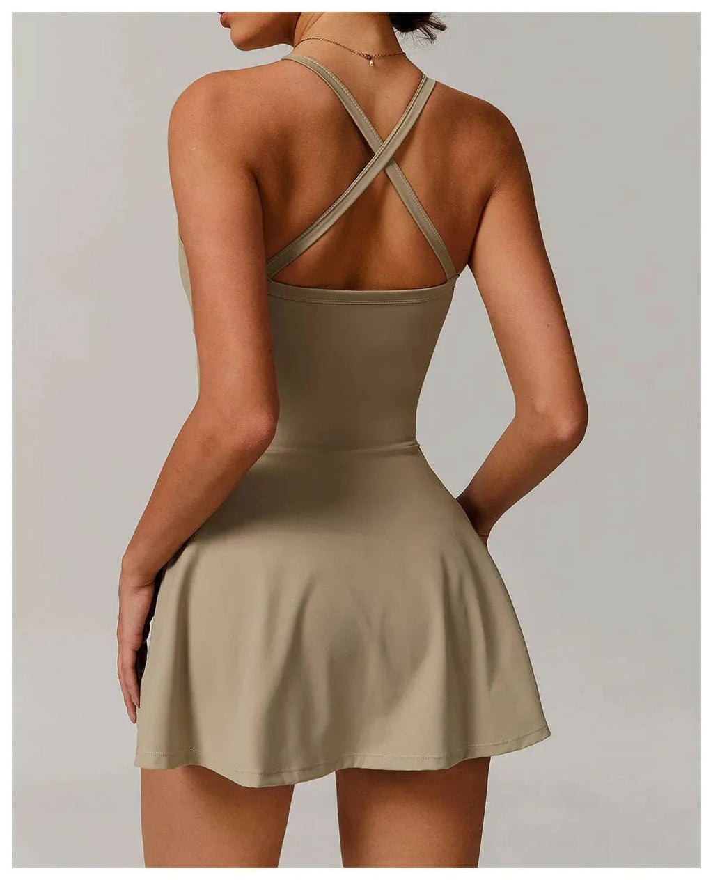 Tennis Crossback Push Up Dress
