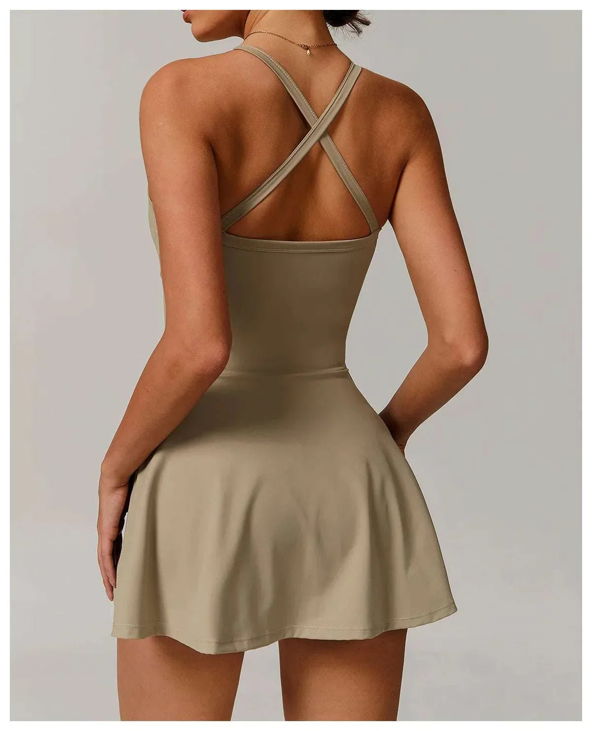 Tennis Crossback Push Up Dress