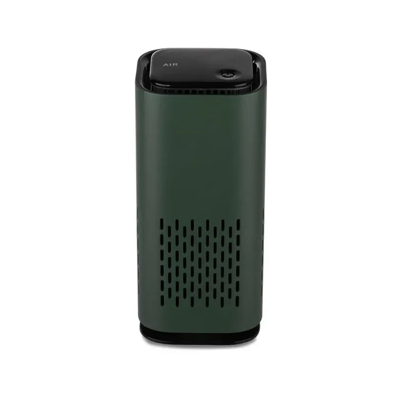 Portable Car Desktop Air Purifier Negative Ion USB Low Noise Mini Home Vehicle Air Cleaner Remove Formaldehyde Odor PM2.5 Pollen