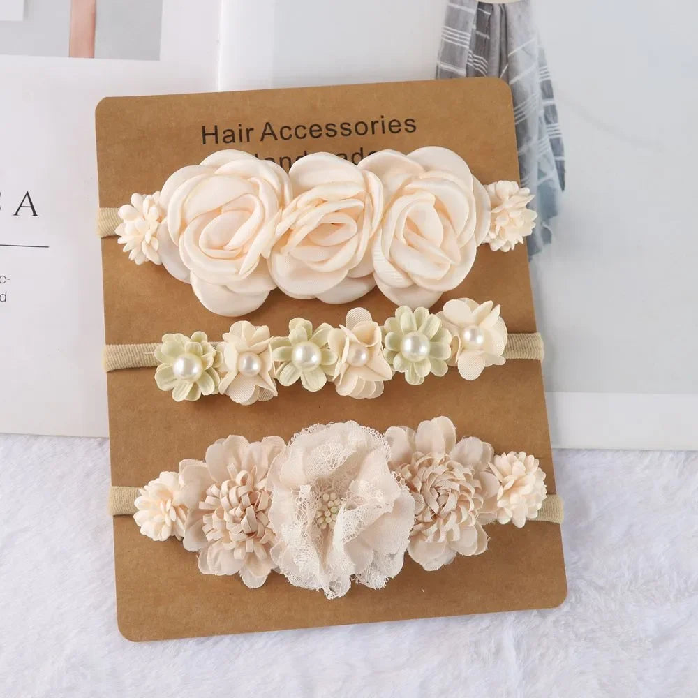 LUXBaby Floral Headband Set
