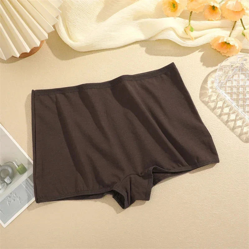 Women's Cotton Seamless Sports Boxers XS-XL