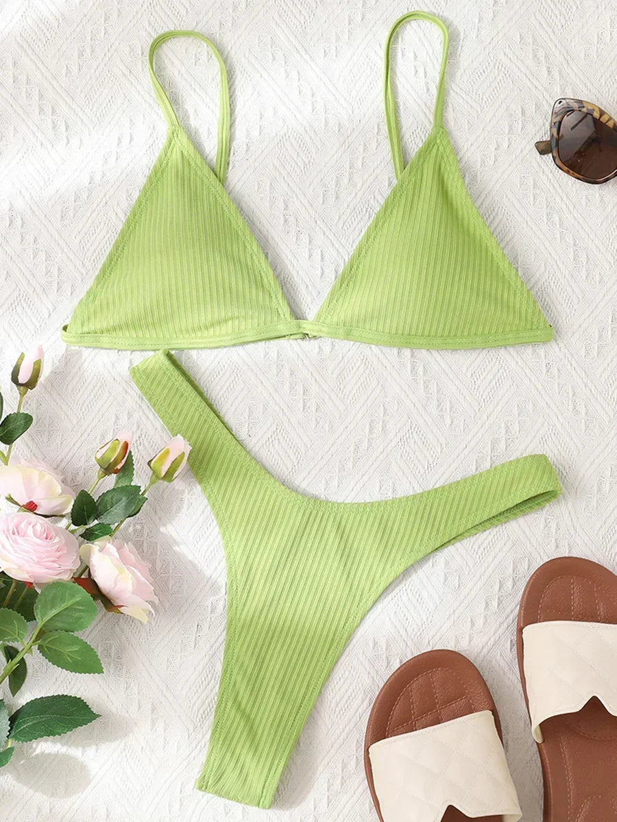 Bandeau Ribbed Bikini