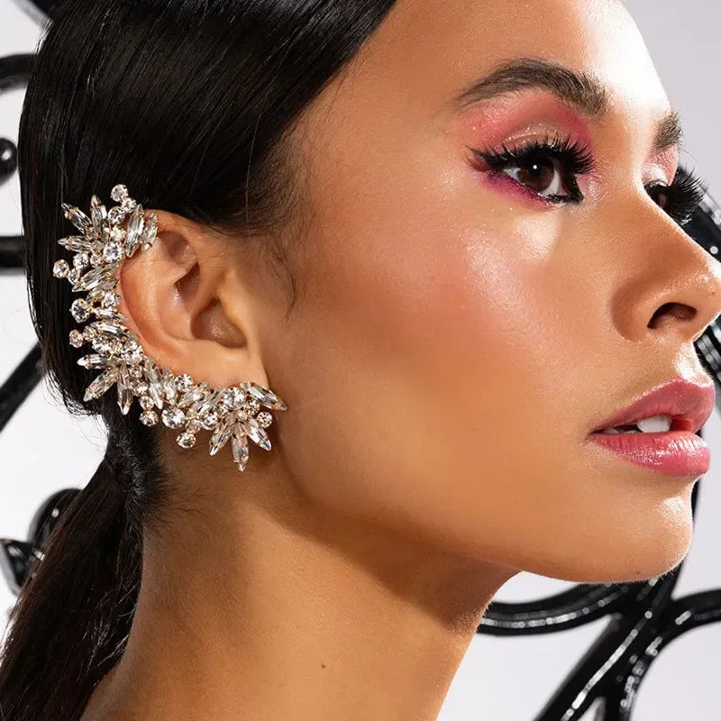 Crystal Jewelry Ear Cuff
