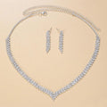 Fancy Wedding Necklace & Earrings Set