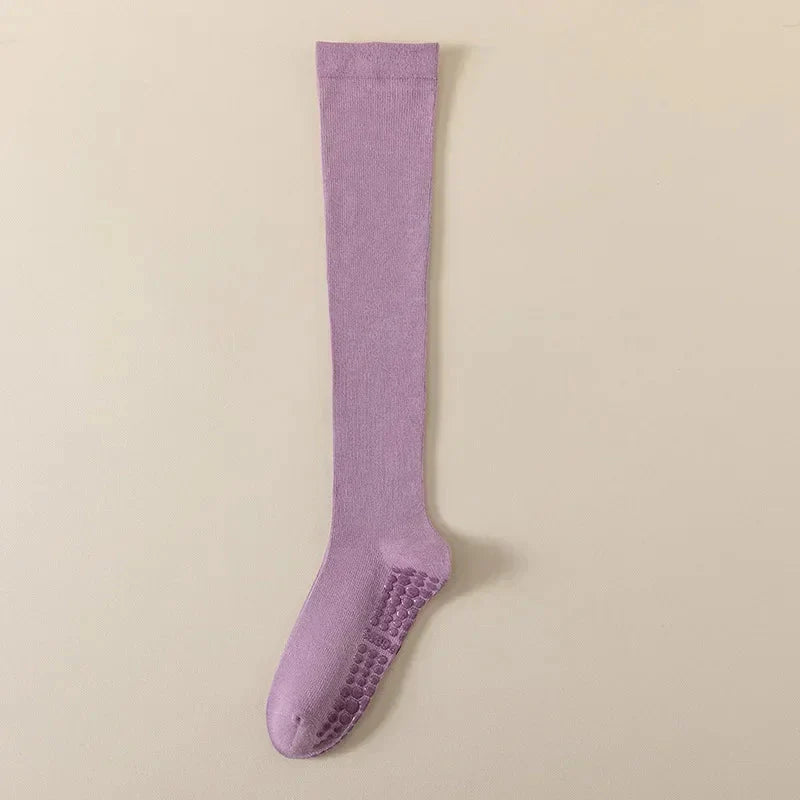 Pilates Cotton Compression Socks Anti Slip