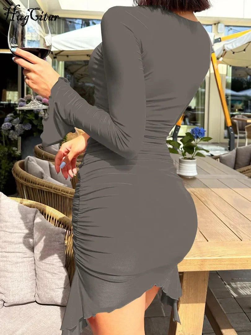 Rita Ruched Mini Dress