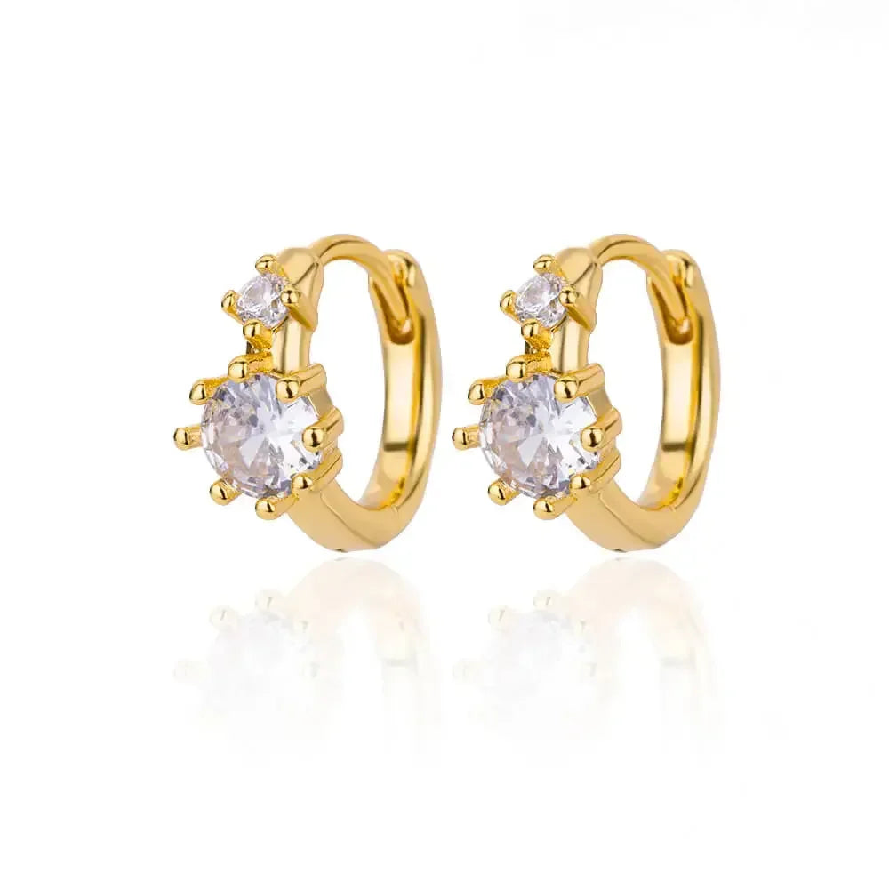 Lux Diva Stainless Steel Hoop Earrings