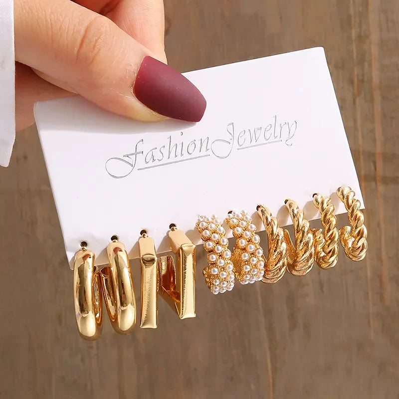 Vintage Dangle Earrings Set