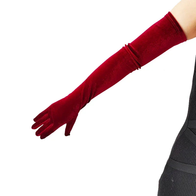 Velvet Opera Gloves