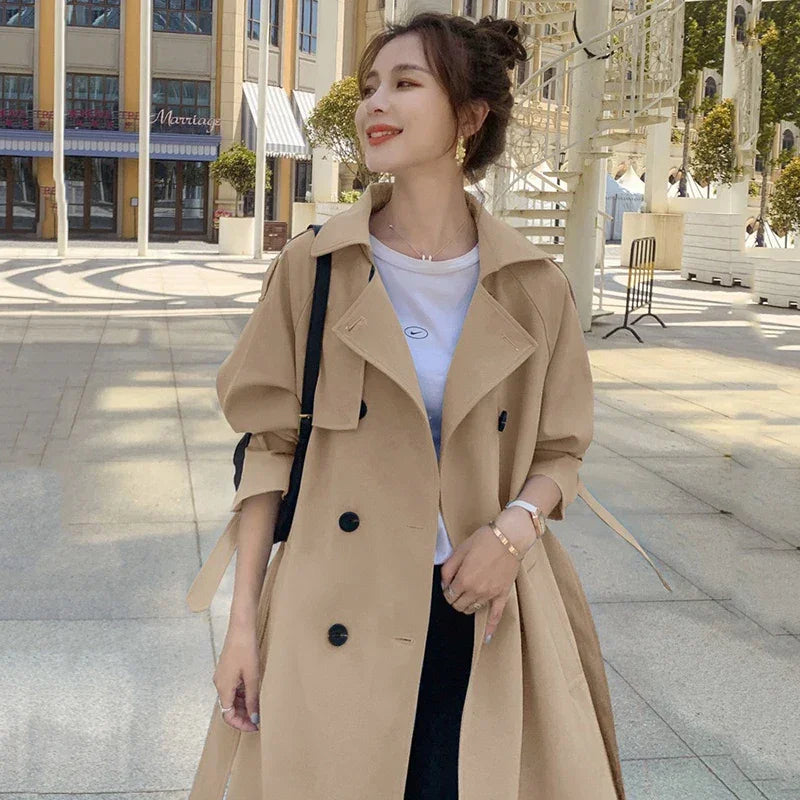British Long Trench Coat