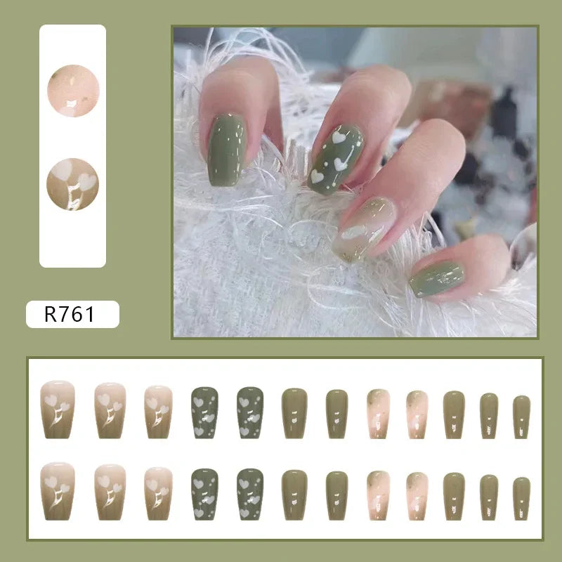 Romantic Heart Wearable Nail Art