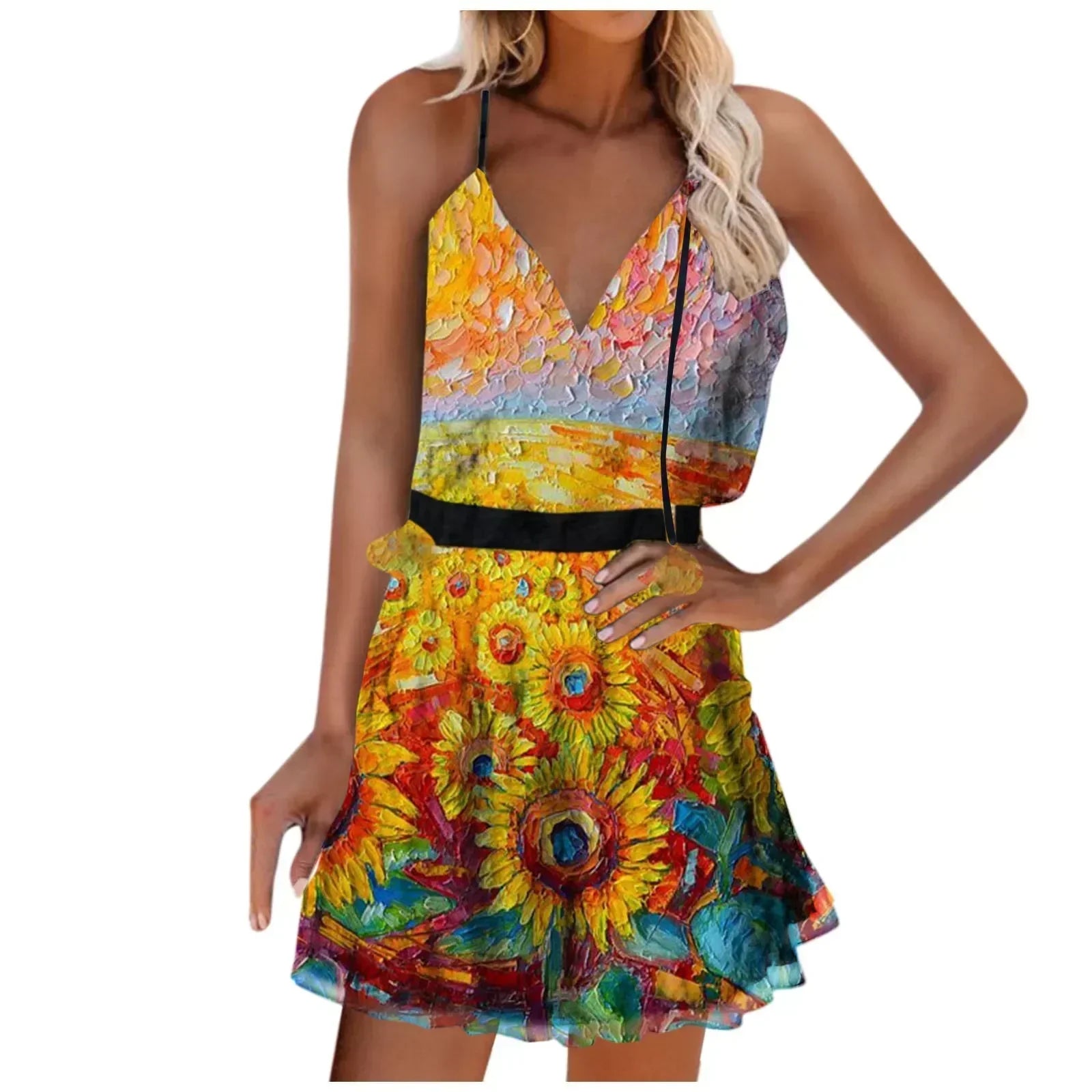 Beach Boho Printed Dress