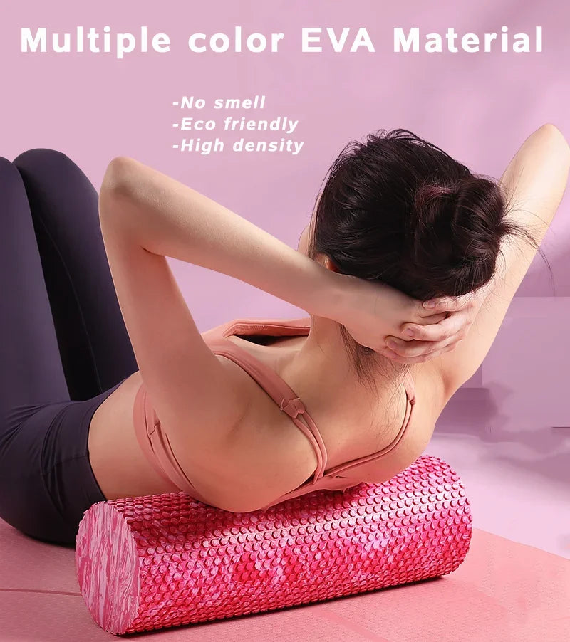 Foam Roller EVA Yoga Roller Multiple Colors Massage Point Fitness Gym Exercise Relaxing Muscle