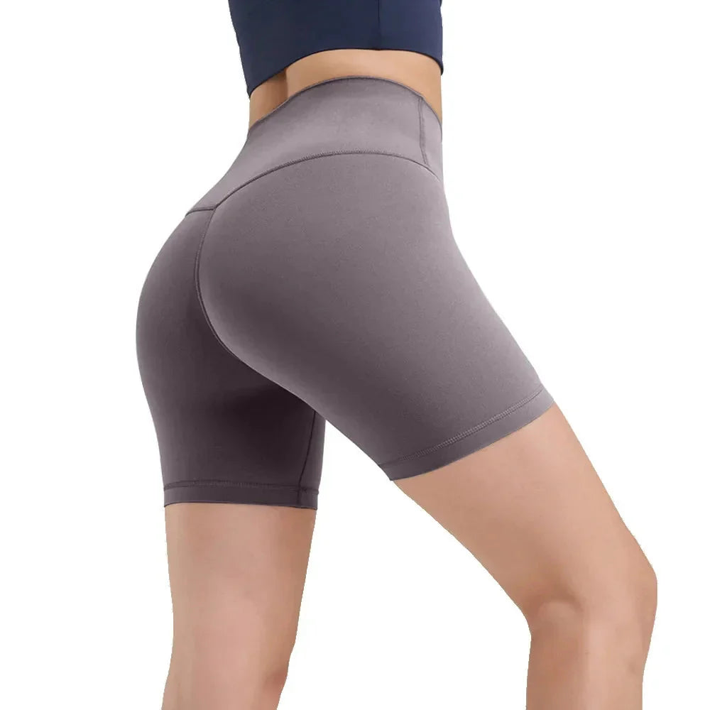 Women Butt Lifting sport short Seamles High Waist Yoga Shorts Breathable Soft Elastic slim shorts woman push up yoga legging