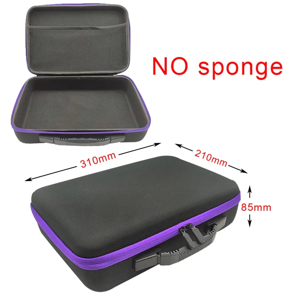 8 Slot Watch Storage Box Shockproof Watch Carry Case Organizer Protective Canvas EVA Hard Shell Zipper Watch Storage Case