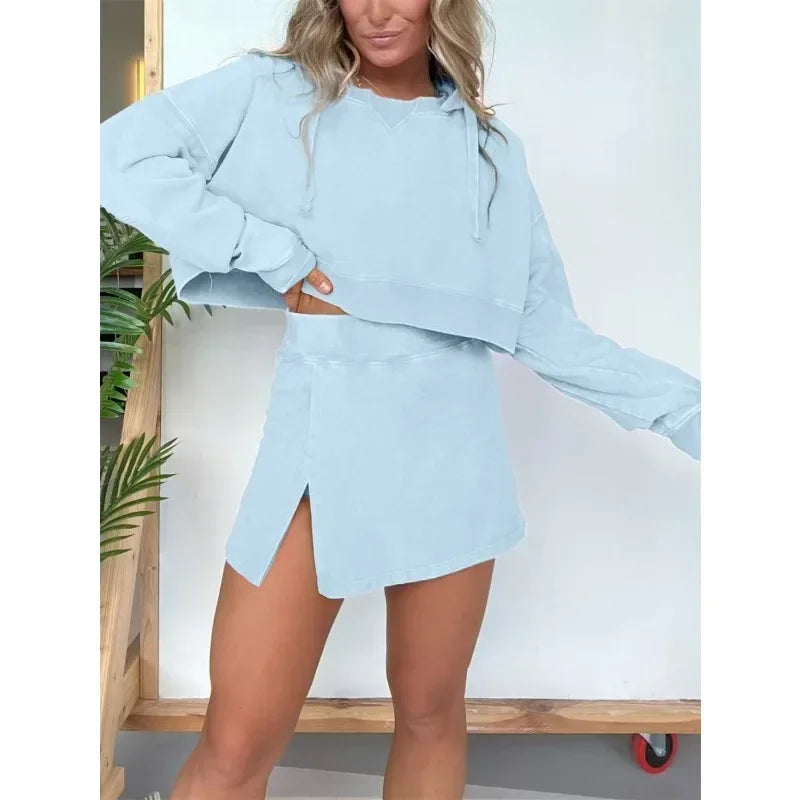Sarah Sweatshirt & Skirt Set