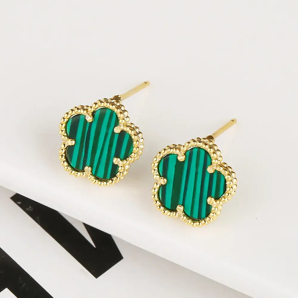 LUX Clover Earrings 18K Gold Plated