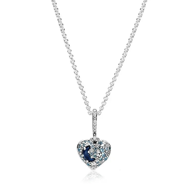 Friendship 925 Sterling Silver Zircon Necklace