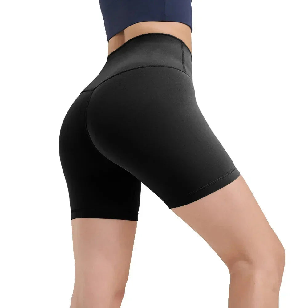 Women Butt Lifting sport short Seamles High Waist Yoga Shorts Breathable Soft Elastic slim shorts woman push up yoga legging