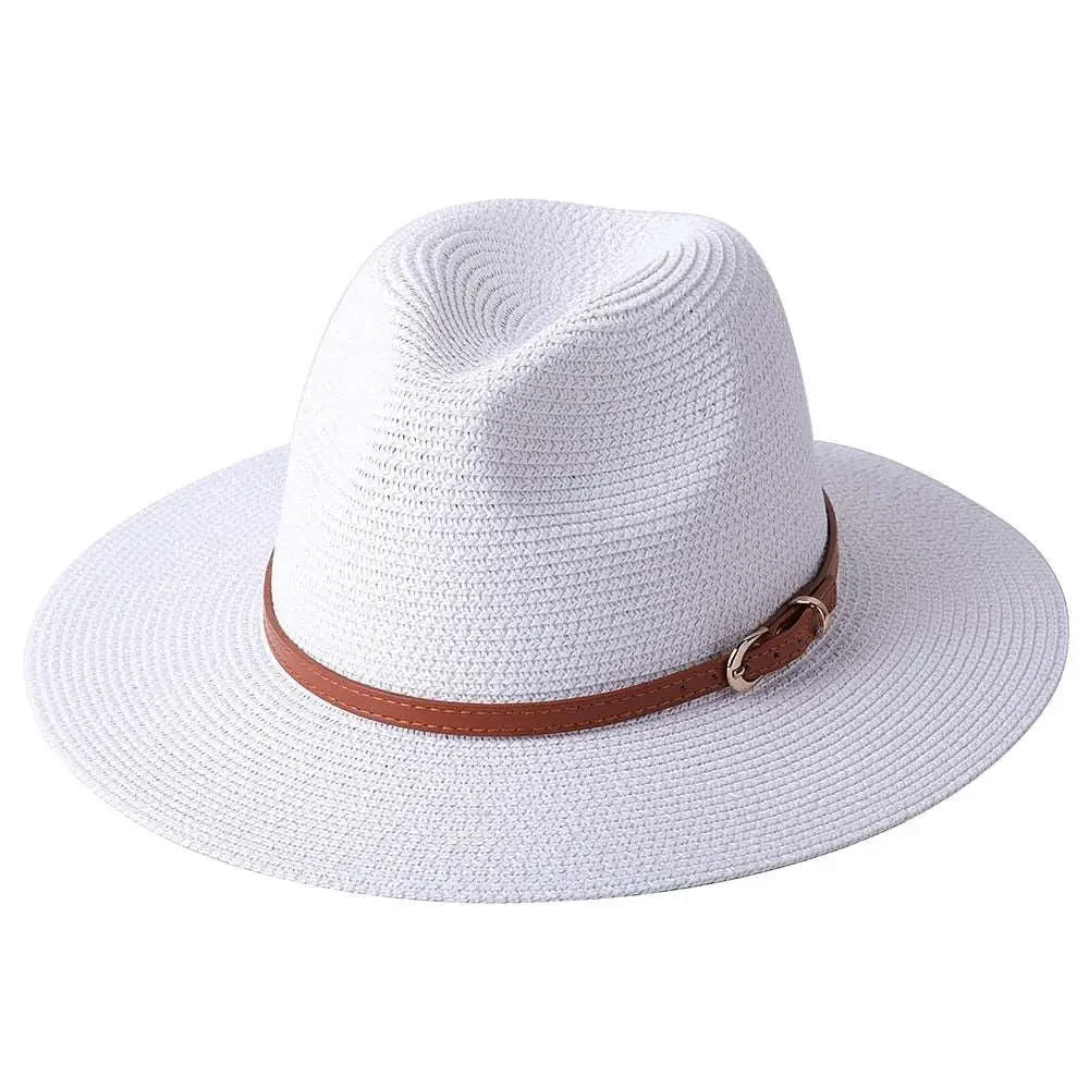 Panama Women/Men Wide Brim Beach Hat UV Protection