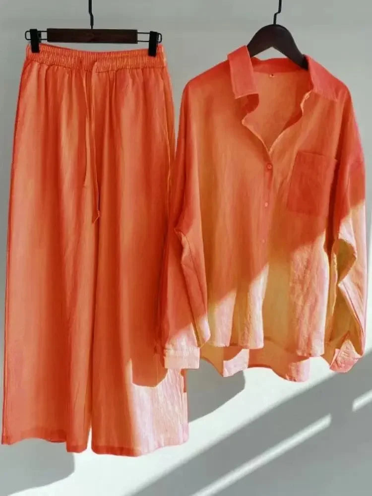Momma Linen Pajamas