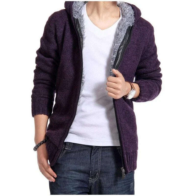 Men's Cold Weather Lined Sweater