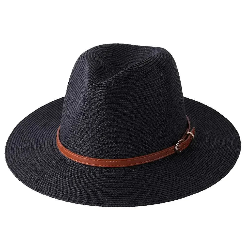 Panama Women/Men Wide Brim Beach Hat UV Protection