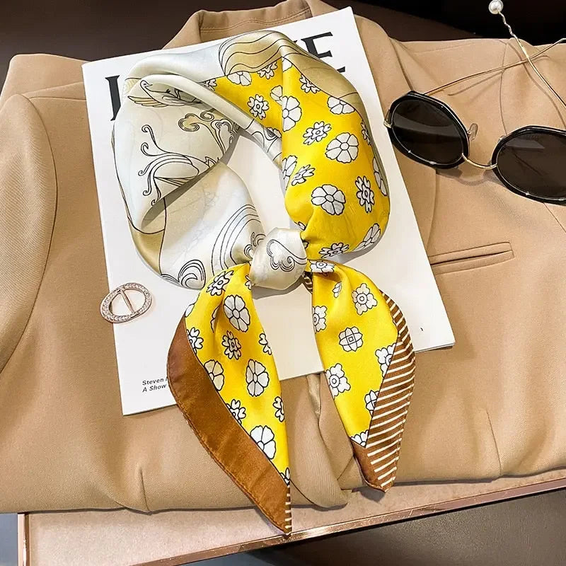 Saturday Afternoon Silk Square Scarf