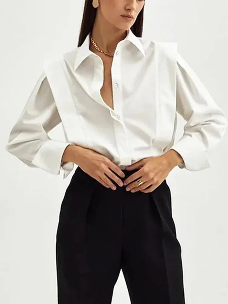 Autumn Office Aesthetic Blouse