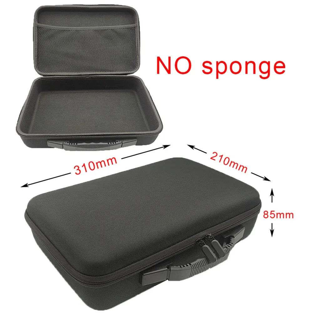 8 Slot Watch Storage Box Shockproof Watch Carry Case Organizer Protective Canvas EVA Hard Shell Zipper Watch Storage Case