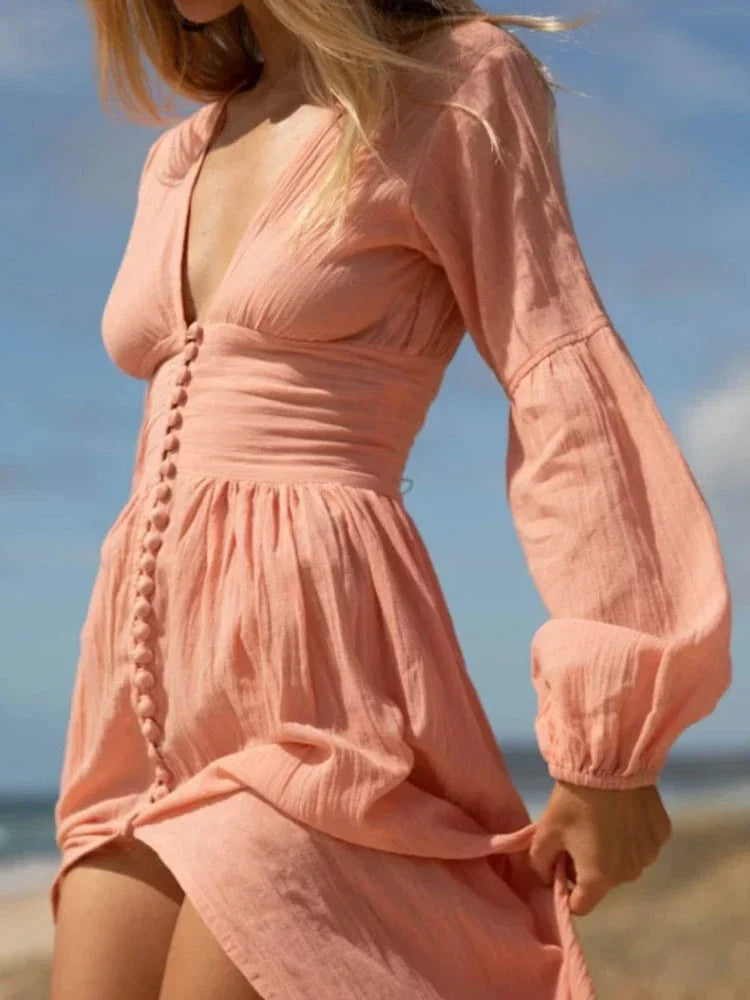 Jolie French Pleated Dress