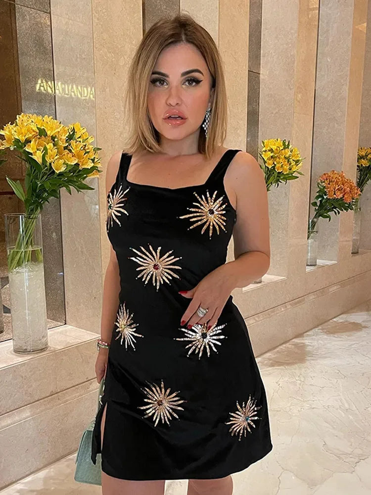 Lunar Sequin Mini Dress