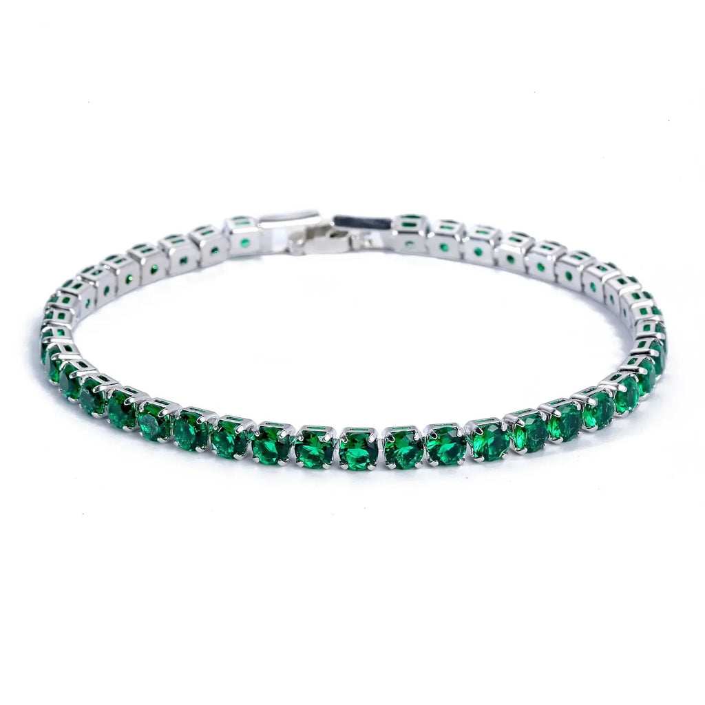 4mm Cubic Zirconia Tennis Bracelet