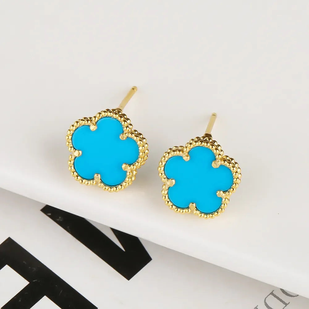 LUX Clover Earrings 18K Gold Plated