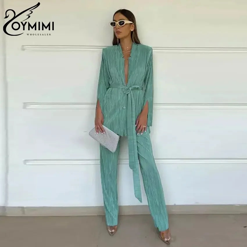 Fabulous Pleated Casual Party 2 Pc Set