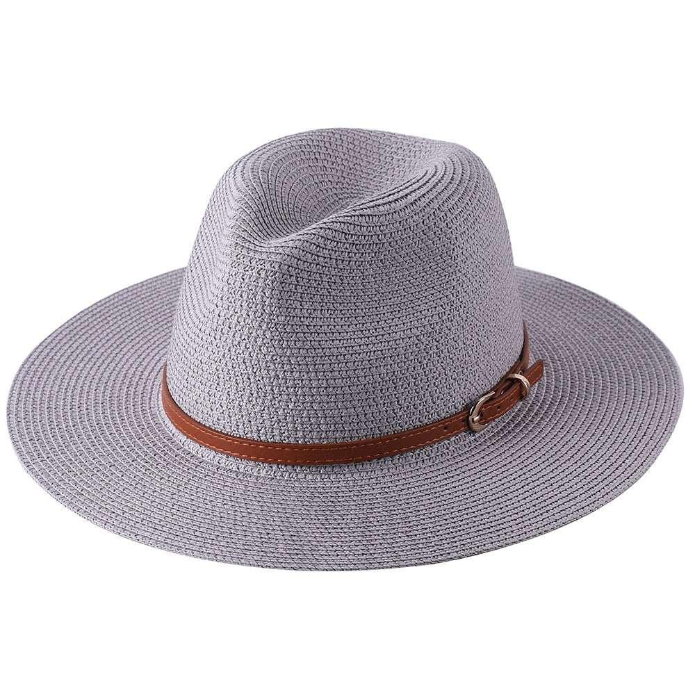 Panama Women/Men Wide Brim Beach Hat UV Protection