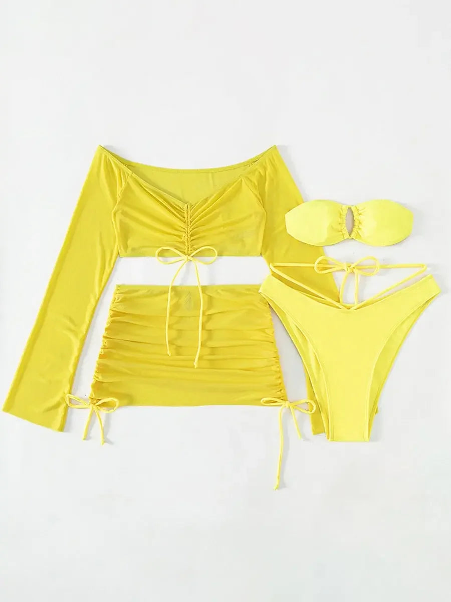 Cancun Bikini Swimsuit & Cover Up Set