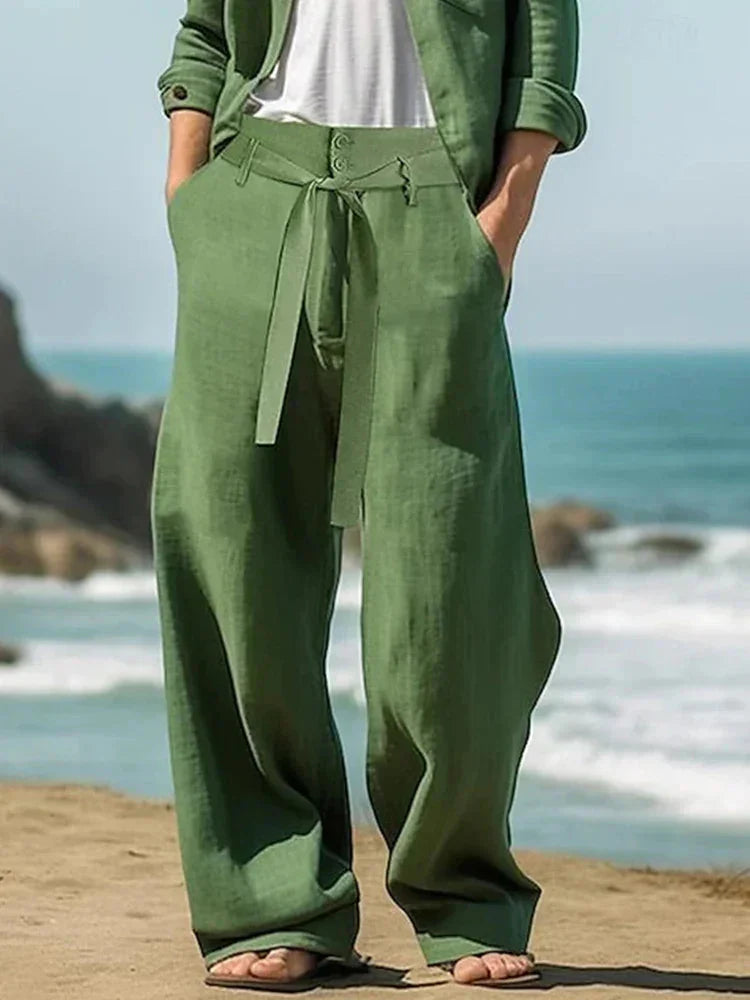 Men’s Leisure Breathable Linen Pants