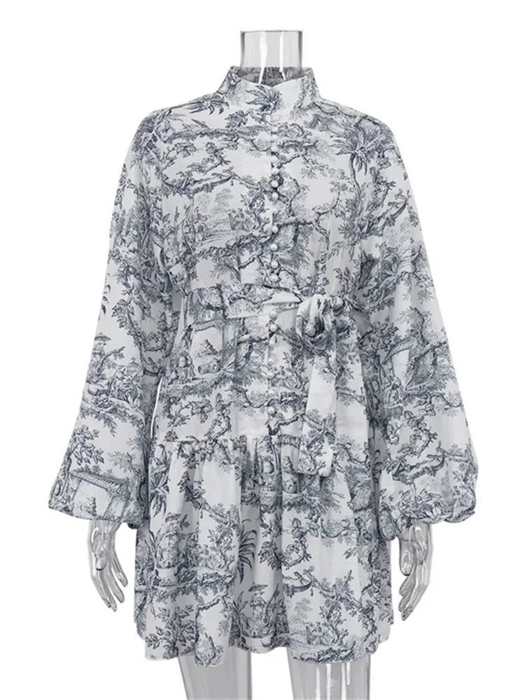 Vici Vintage Ruffled Sun Dress
